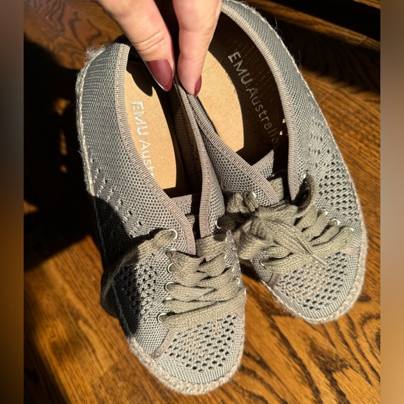 EMU Australia Canvas Shoe green size 7 - Picture 6 of 7